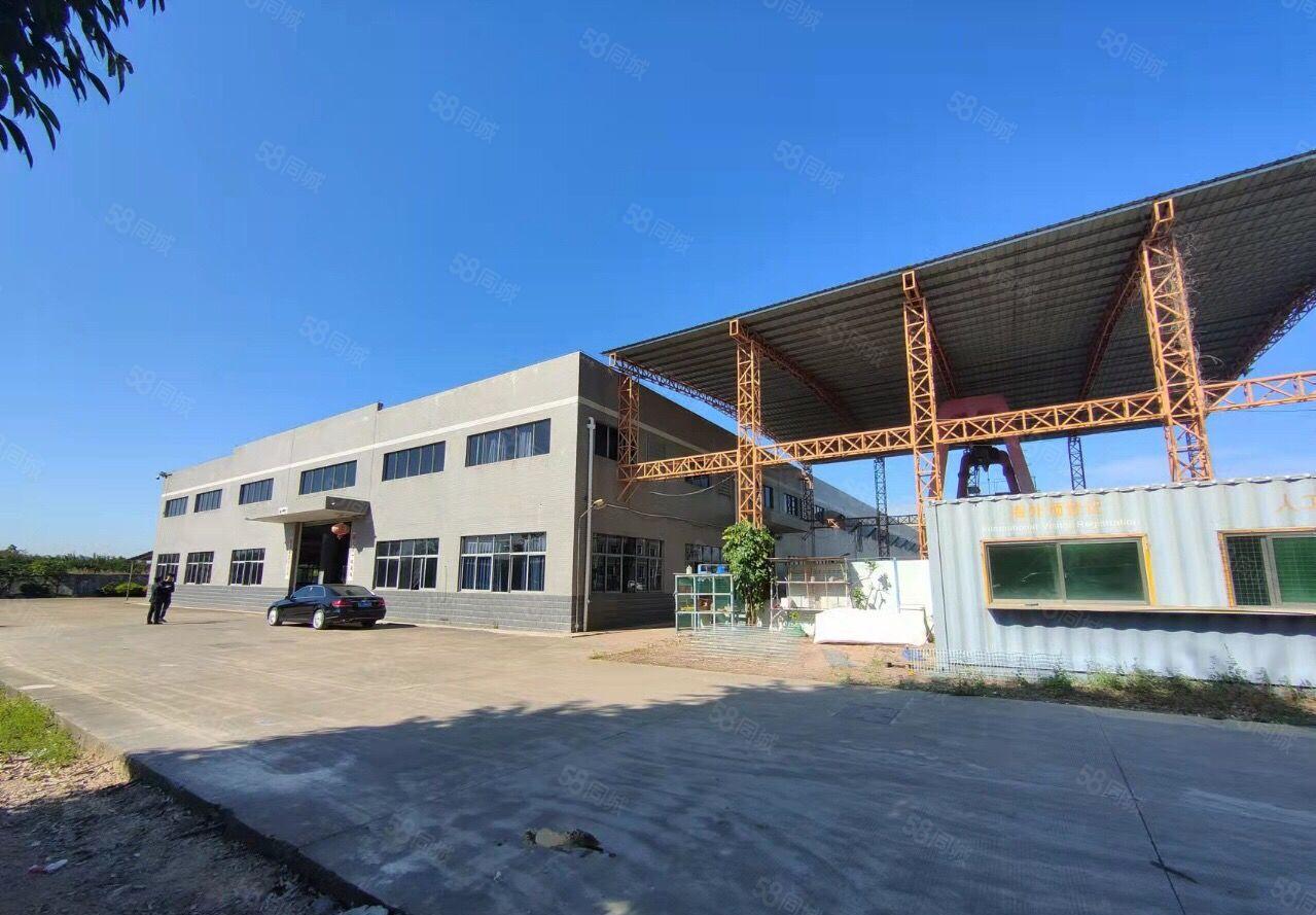 带航车！镇隆万里工业区独院钢构厂房5200平方拖头可进车间