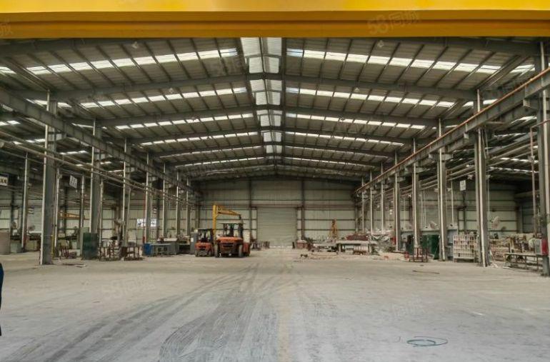 秋长临深滴水10米钢构带现成行车，大小好分租，仓库厂房出租