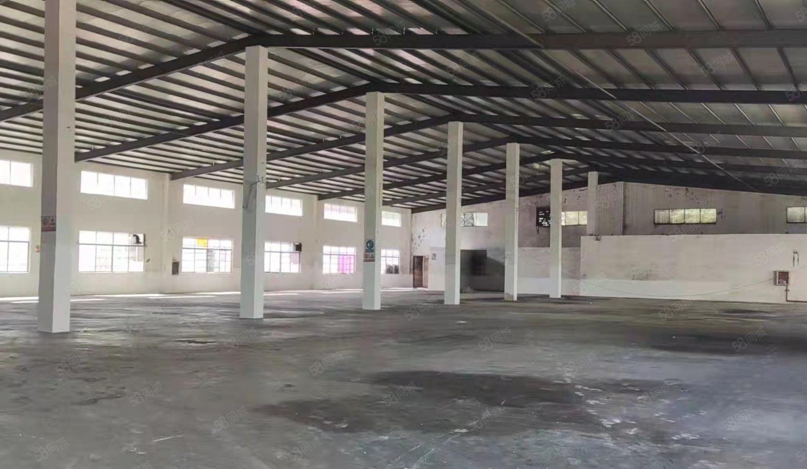 惠阳新圩8米高2600原房东钢构厂房仓库出租现成装修可办环评