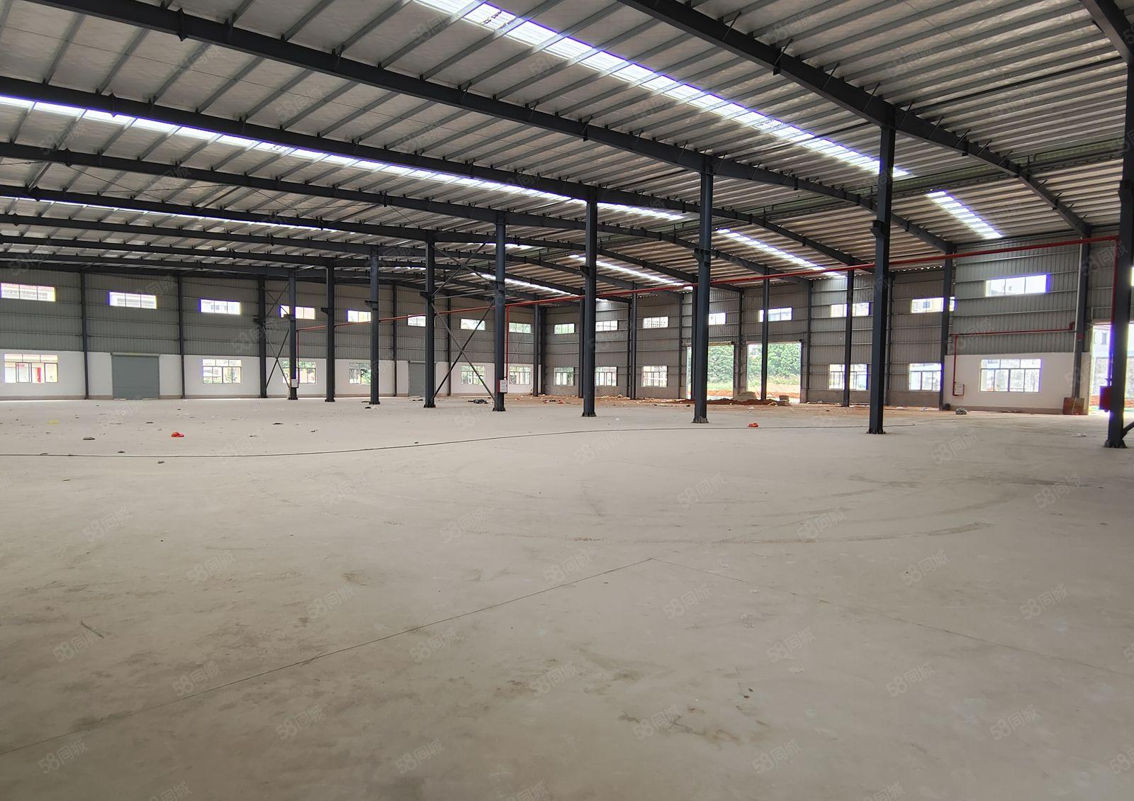 1千2千5千平起租惠阳沙田6000平钢构厂房仓库出租证件齐全