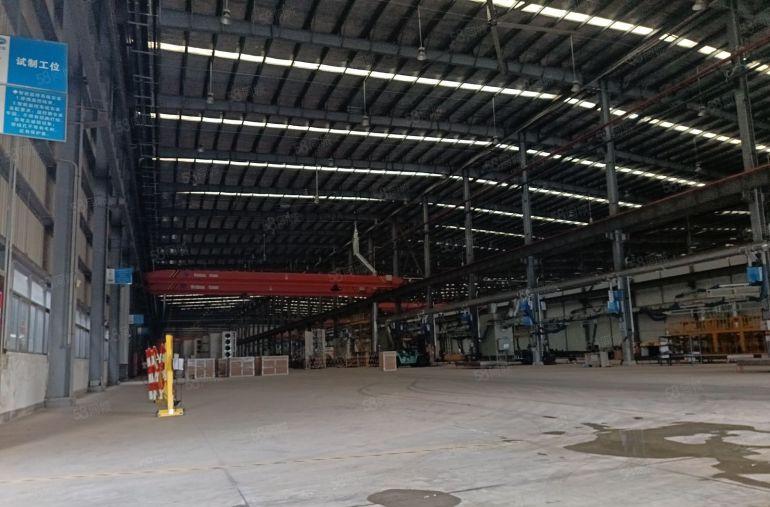 惠州市大亚湾单一层钢结构厂房出租，层高13米，有行车