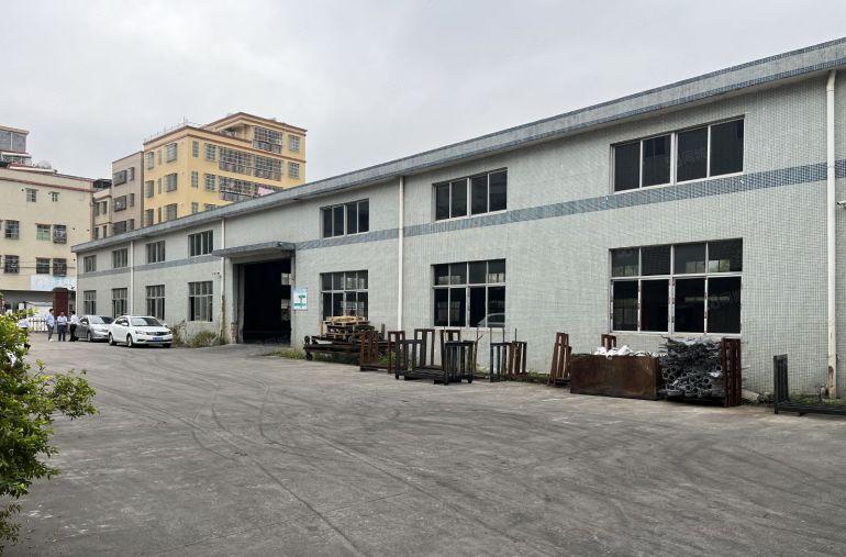 新出独院！园洲3600平钢结构厂房仓库出租空地大可分1000