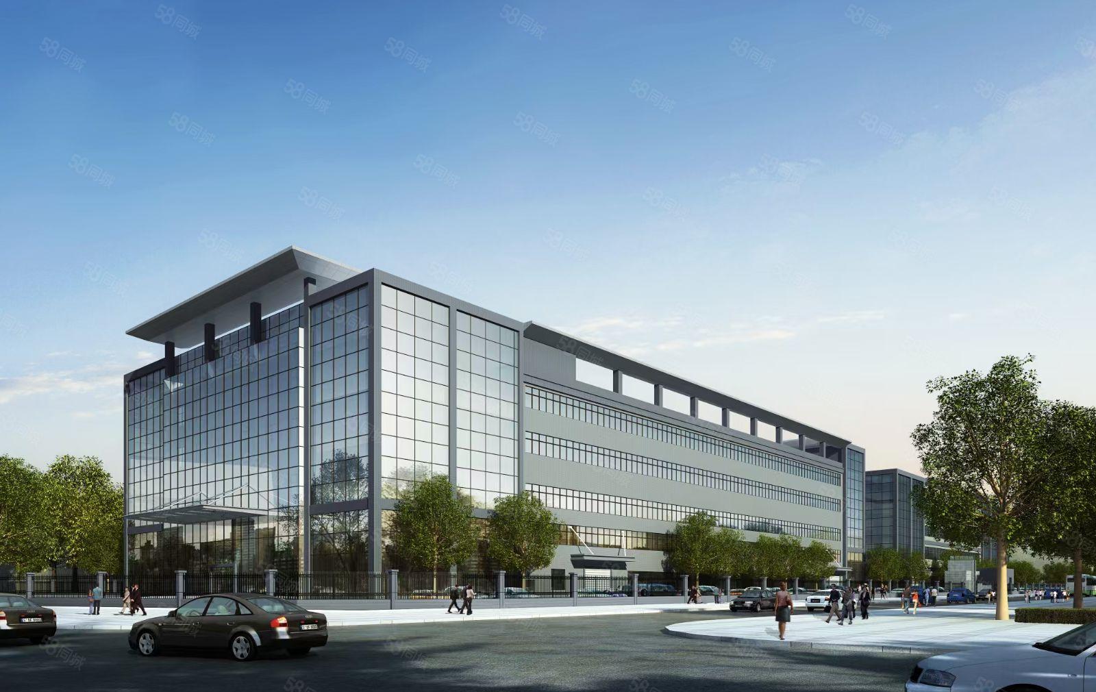 （重工业厂房），红本独院全新标准带牛角高9米楼上7米承重2吨