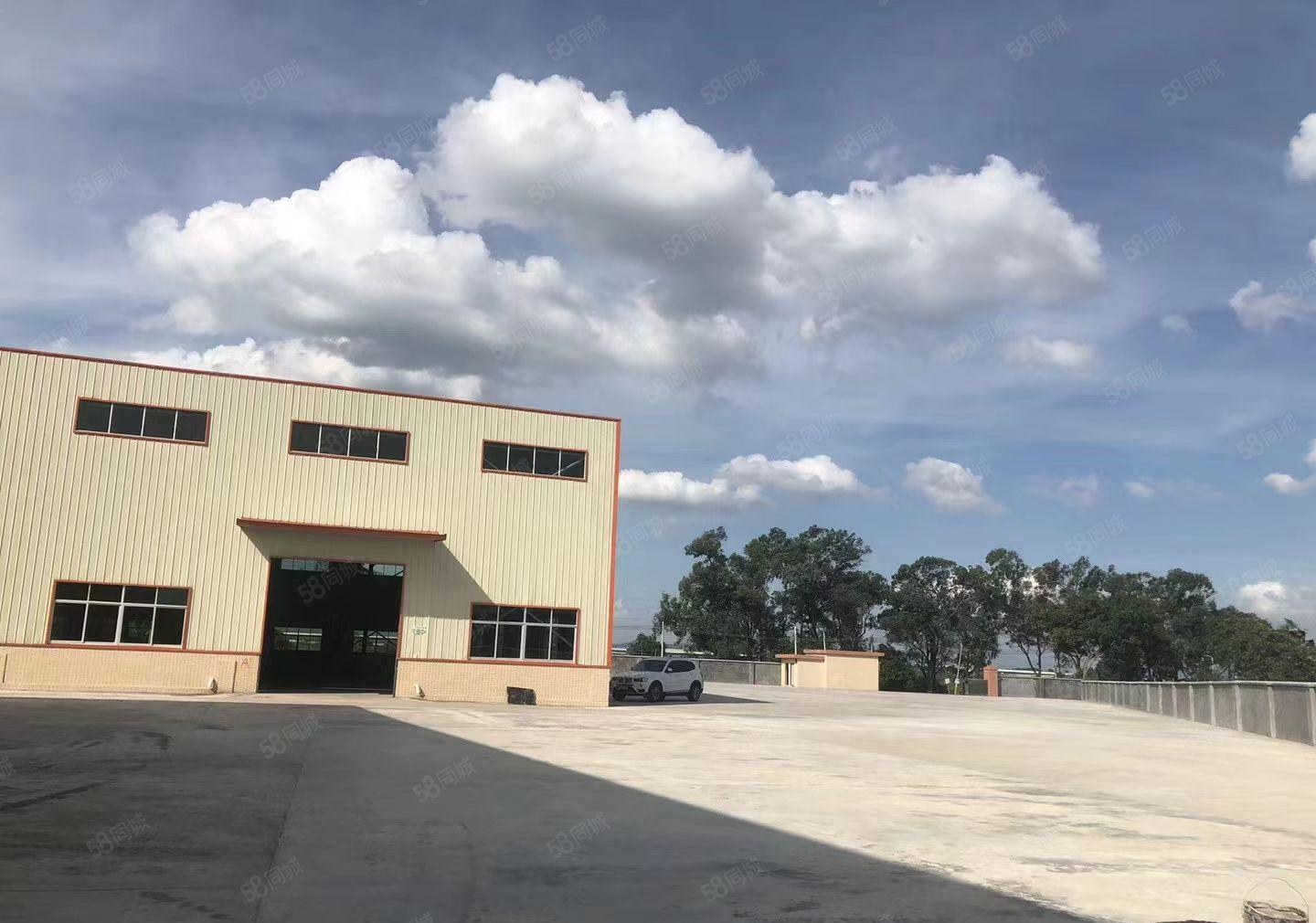 石湾独院钢构厂房出租8000平方，带牛角，空地超大可办环评