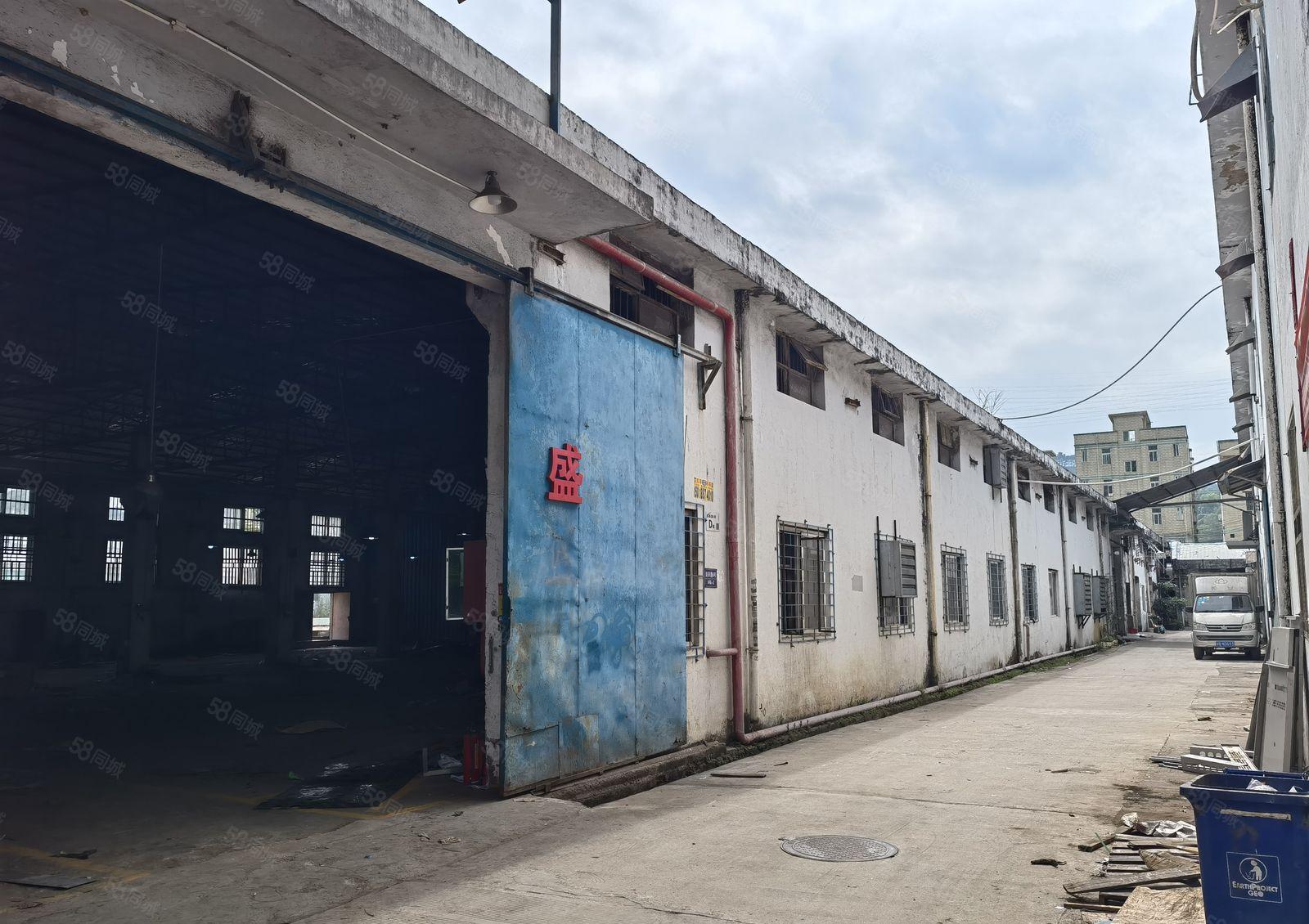 博罗杨村可做污染1500平方钢构厂房出租破碎 抛光  喷漆