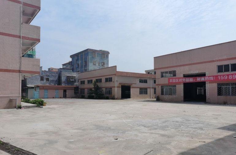 博罗县石湾镇工业园区单一层独院厂房便宜出租带装修水电到车间