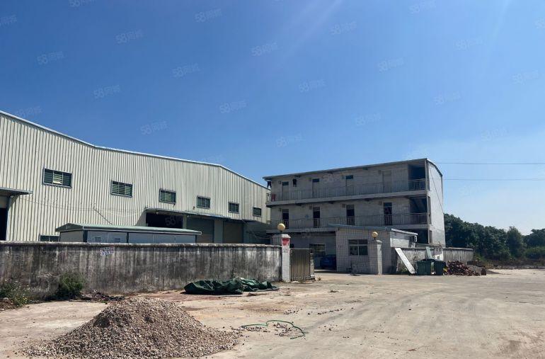 独院厂房出租滴水10米可做抽粒破碎空地4000方全部硬化