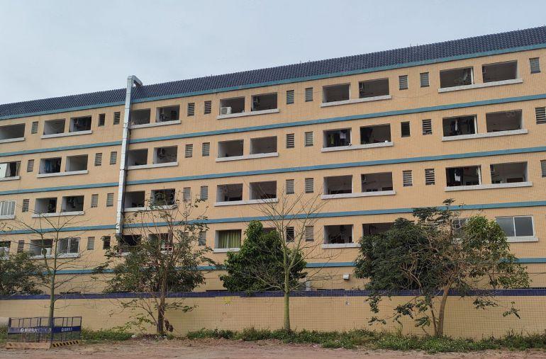 博罗园洲九潭园区单一层厂房出租，空地2000平方，高速口附近