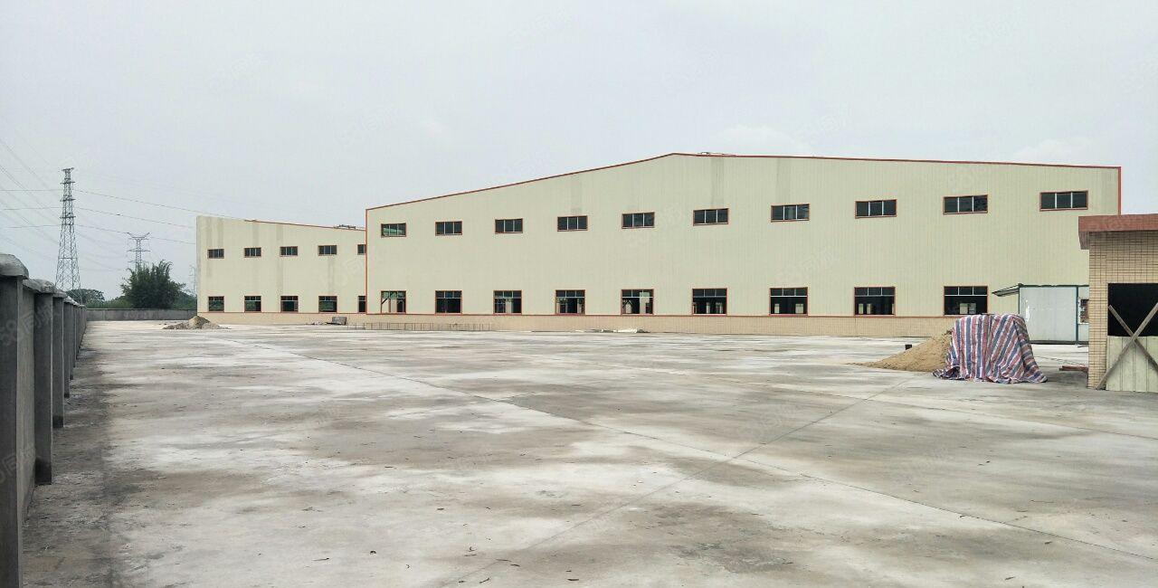 单一层全新钢构厂房出租！