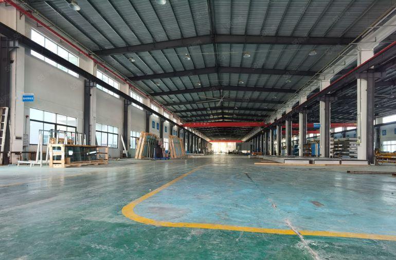 博罗石湾国道旁原房东独门独院钢结构滴水九米高3000平方出租