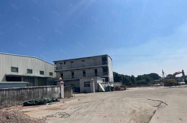 独院厂房出租滴水10米可做抽粒破碎空地4000方全部硬化