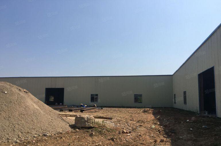 惠州博罗附近工业园高十米空地大原房东红本钢构厂房出租可分租！