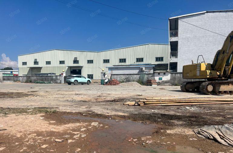 独院厂房出租滴水10米可做抽粒破碎空地4000方全部硬化