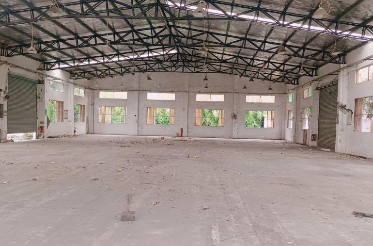 园洲原房东独院厂房底价出租4600方，空地超大现成家具环评