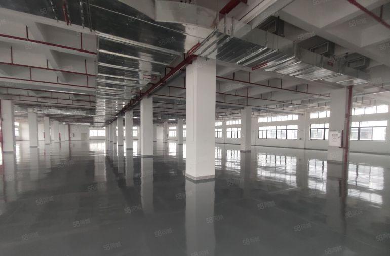 石湾全新工业园新出二楼单层面积4300平方，全新地坪漆出租。