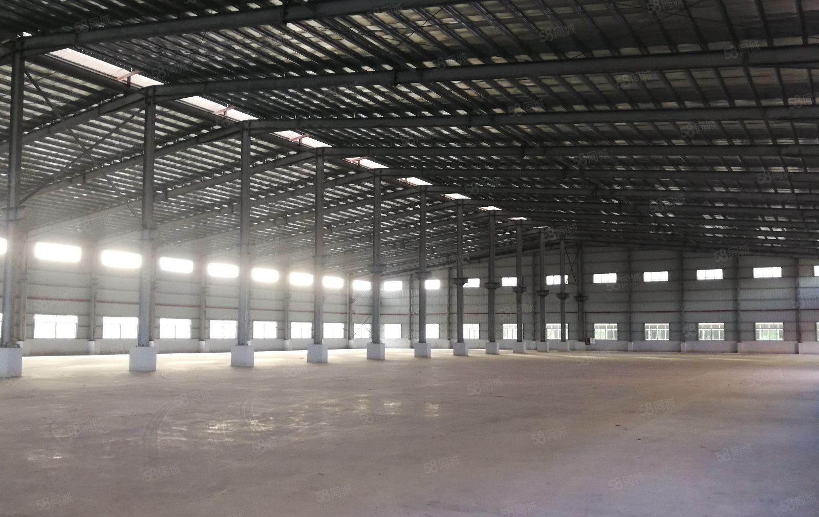 8元起租惠州博罗县13米高全新原房东单一层5000钢构厂房出