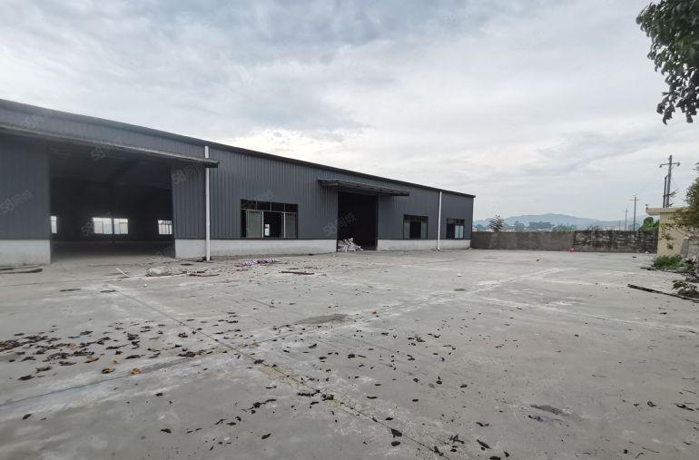 博罗园洲钢结构厂房仓库低价9块出租可做污染行业滴水9米。