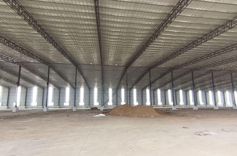 博罗县滴水9米长160米宽60米全新钢构，周边无居民原房东