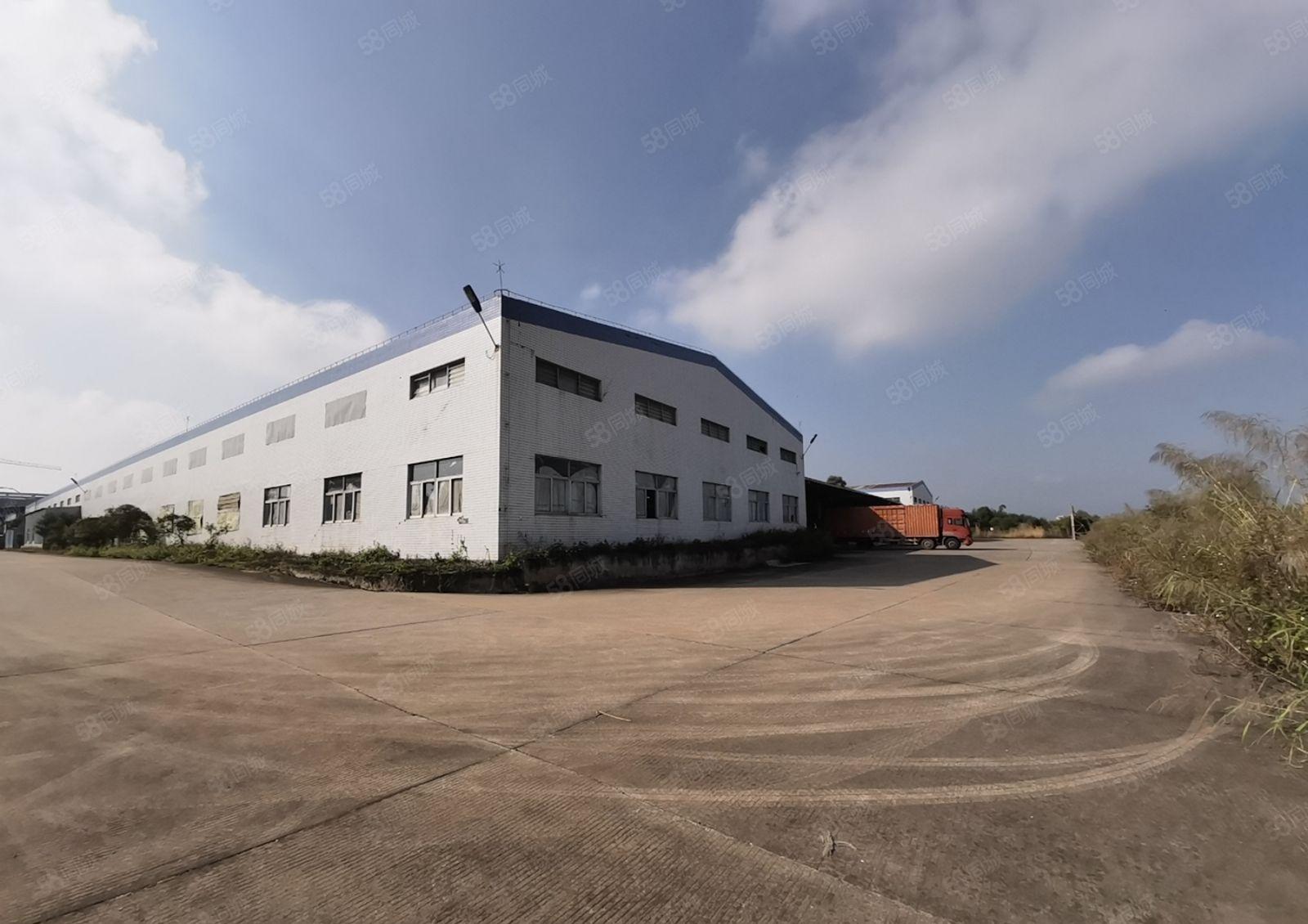 博罗杨村国道旁15000平方独院钢构厂房仓库出租 可分租