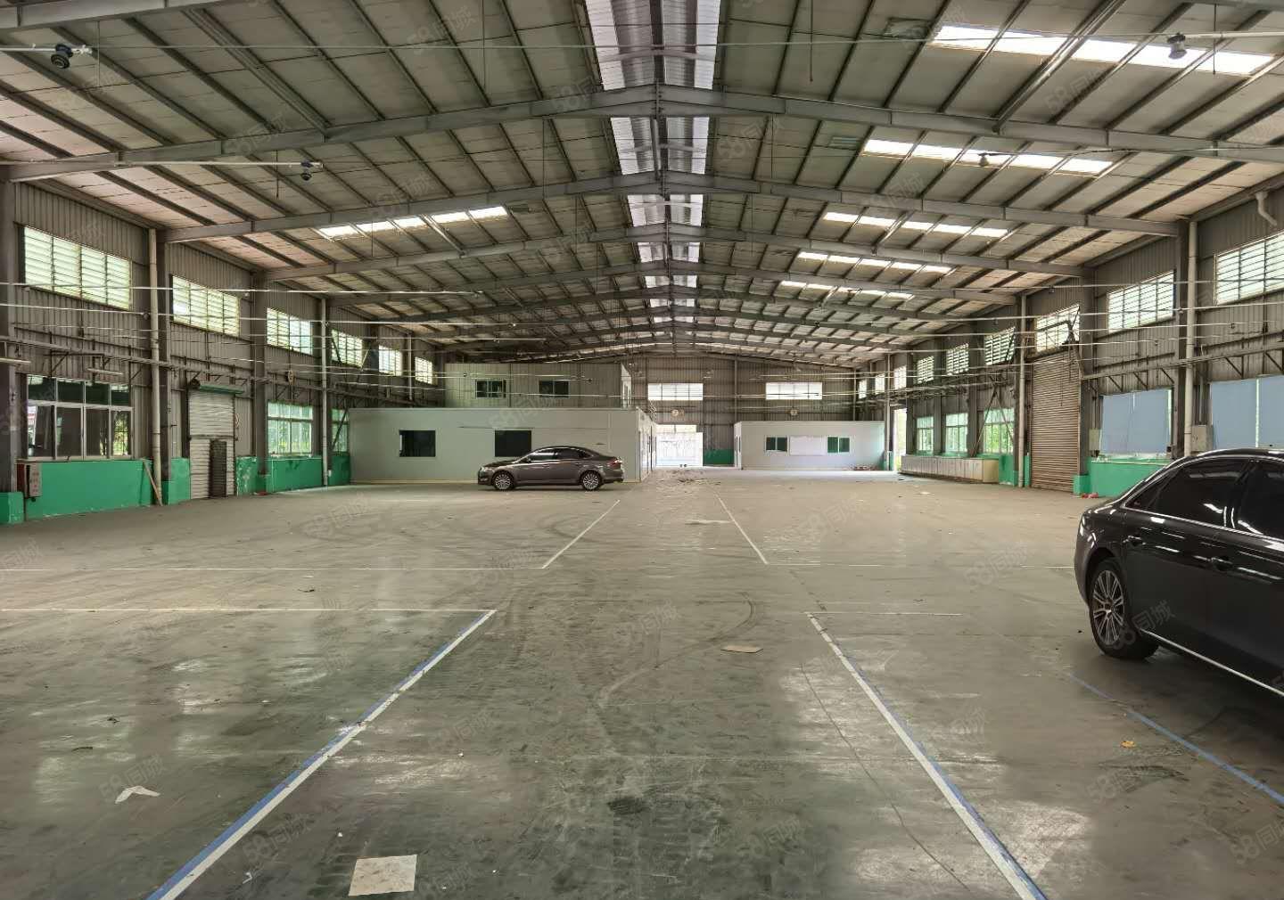 博罗园洲原房东厂房出租4200平独院钢构厂房滴水九米可分租。