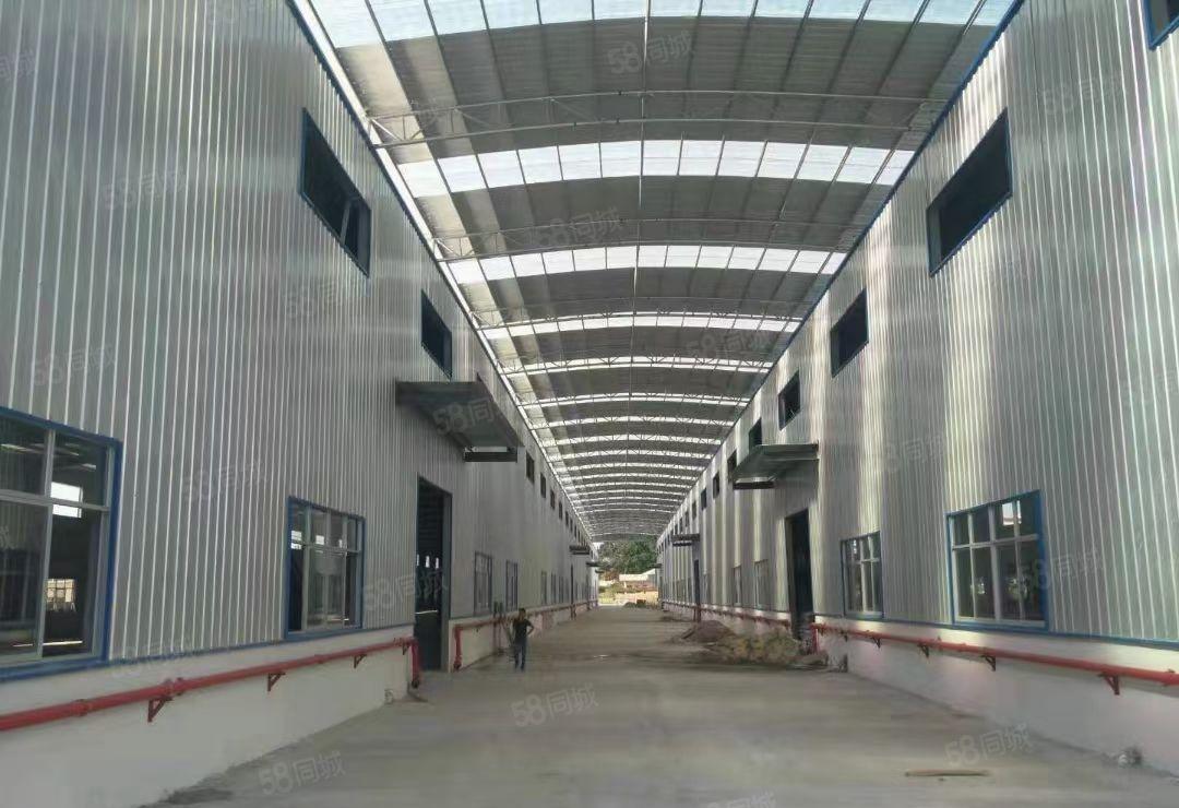 博罗独院钢构滴水12米厂房出租7000平，可架行车，包办环评