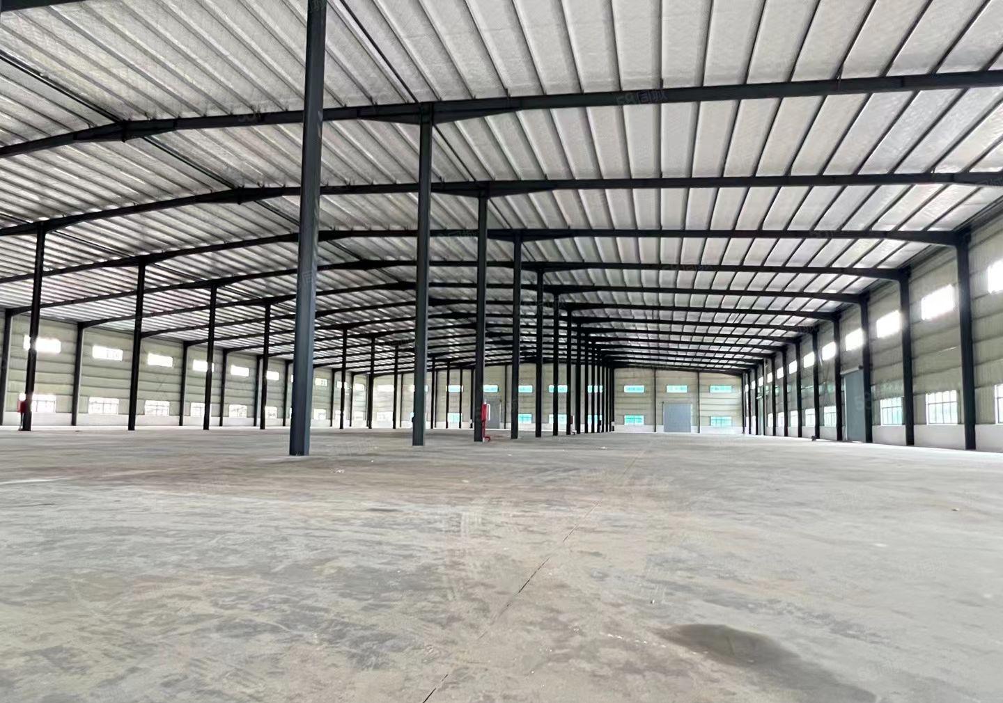 博罗泰美国道高12米单一层约7980平方全新钢构厂房招租可分