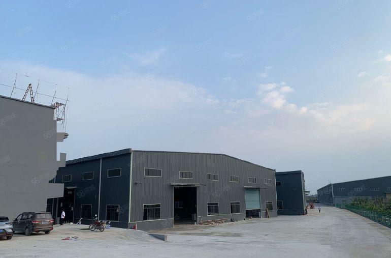 惠州博罗独门独院8500平钢构厂房出租，全新带红本可办环评！