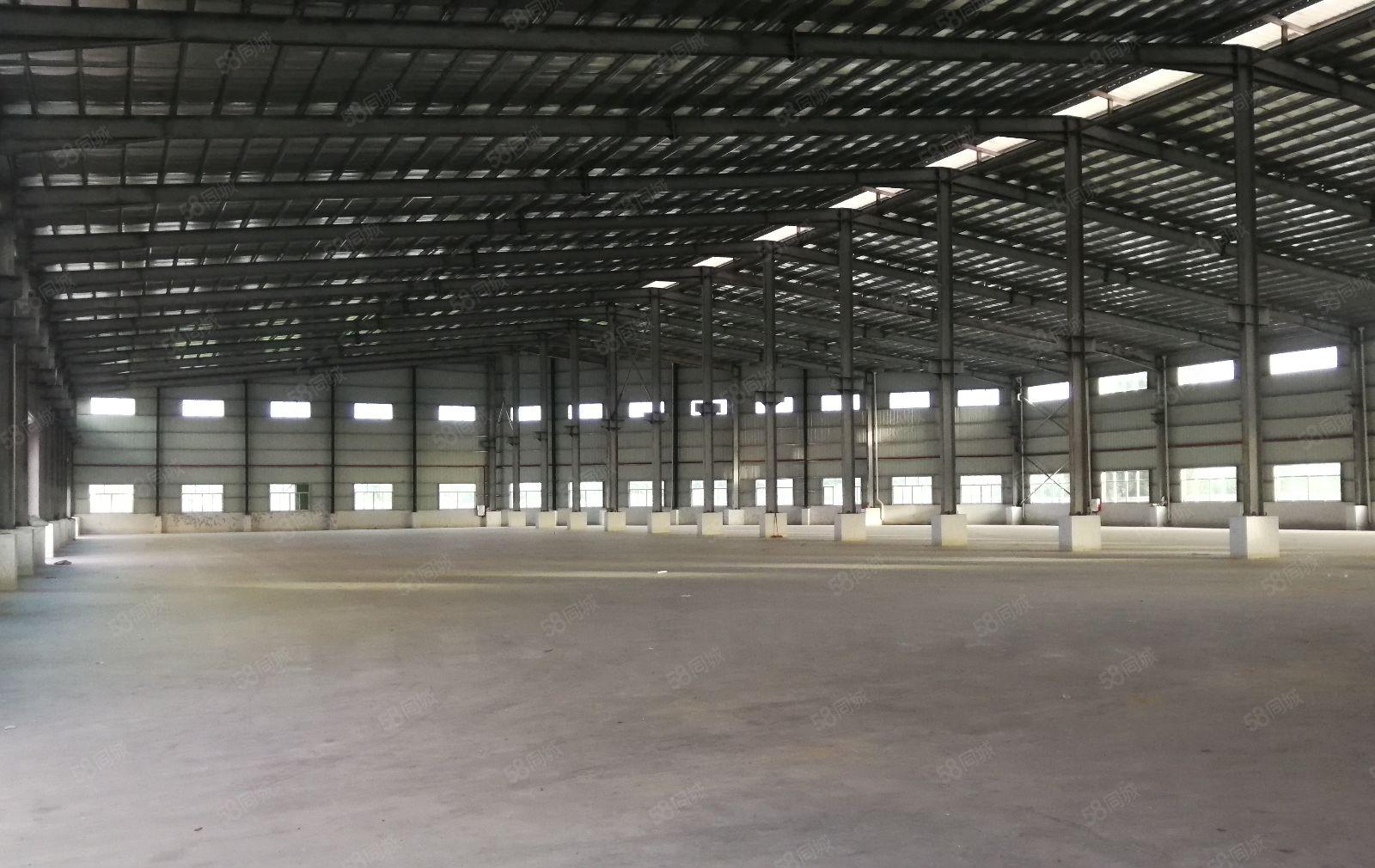 8元起租惠州博罗县13米高全新原房东单一层5000钢构厂房出