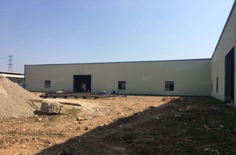 惠州博罗附近工业园高十米空地大原房东红本钢构厂房出租可分租！