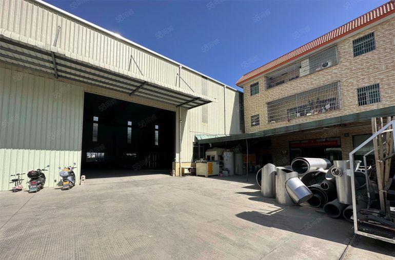 园洲厂房独门独院钢构2000平12元原房东低价出租带行车