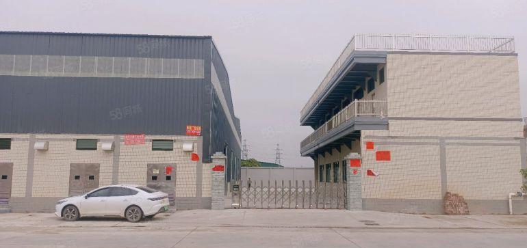 园洲原房独院厂房出租5500平，滴水10米没有公摊，可办环评