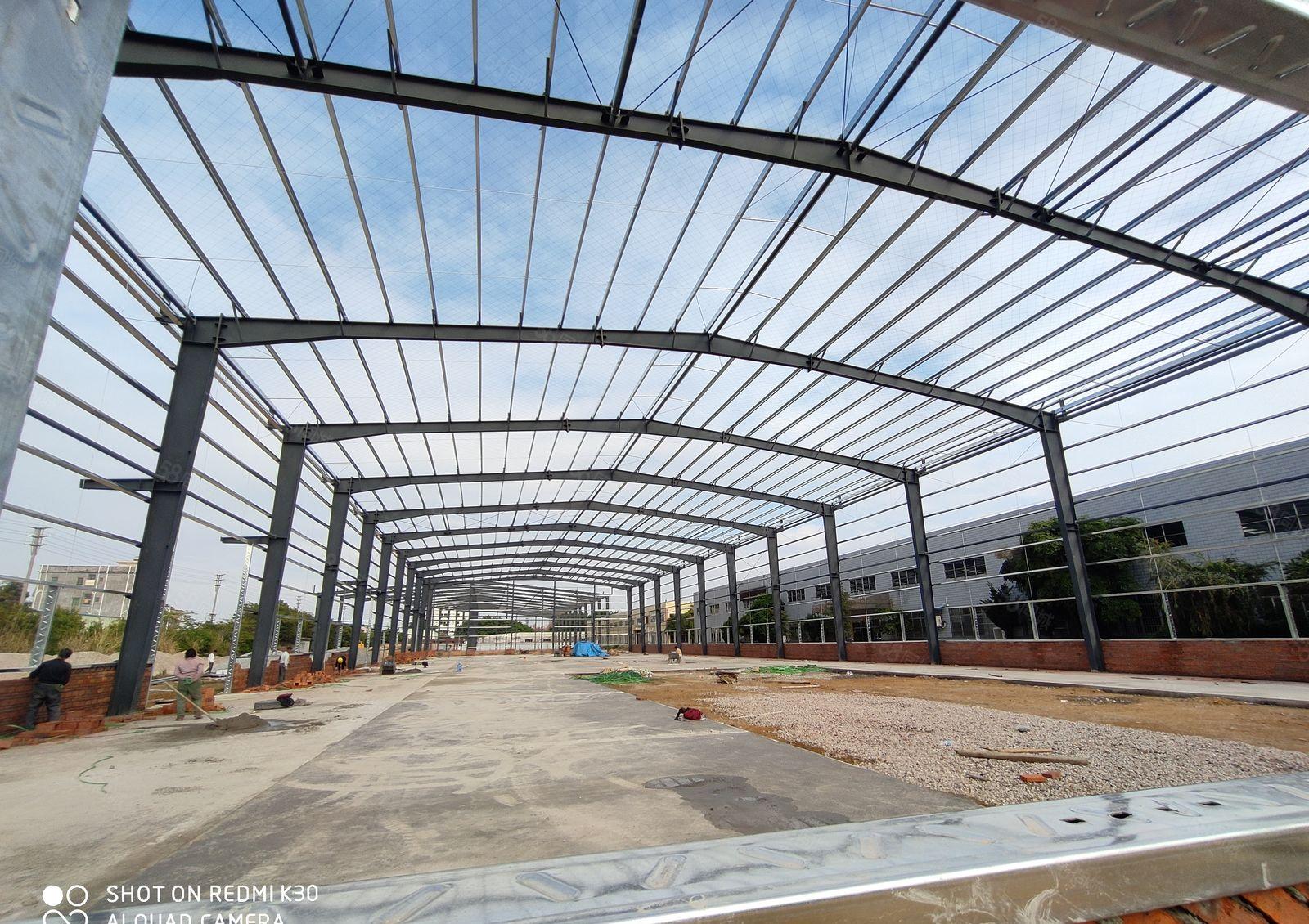 全新钢构厂房，水电按需，有天然气，证件齐全。