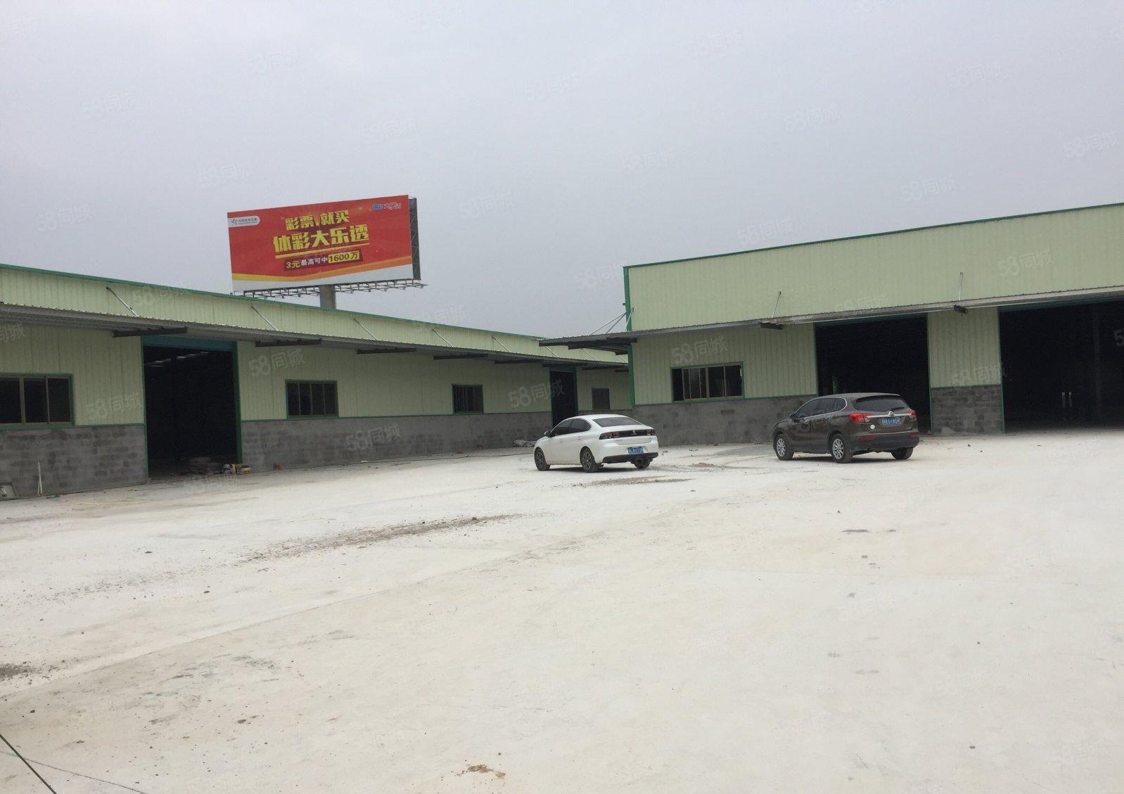 惠州博罗 四角楼独门独院钢结构厂房2600平米出租可分租