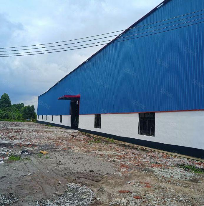 园洲现成行车钢构3000平滴水12米空地超大免费用