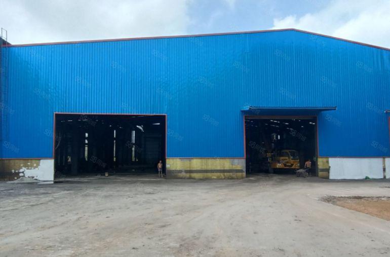 园洲现成行车钢构3000平滴水12米空地超大免费用