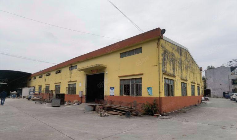 园洲镇九潭原房东砖墙到顶单一层4800平厂房出租