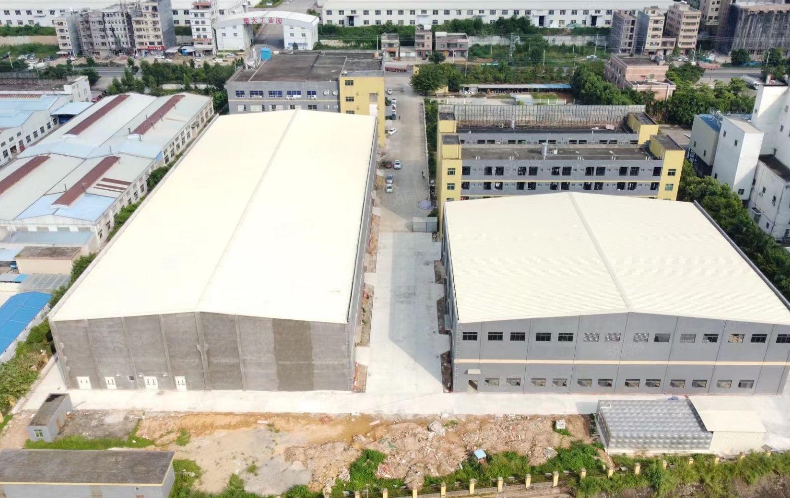 博罗滴水15米钢构厂房出租3千方，适合特殊重工行业，红本双证