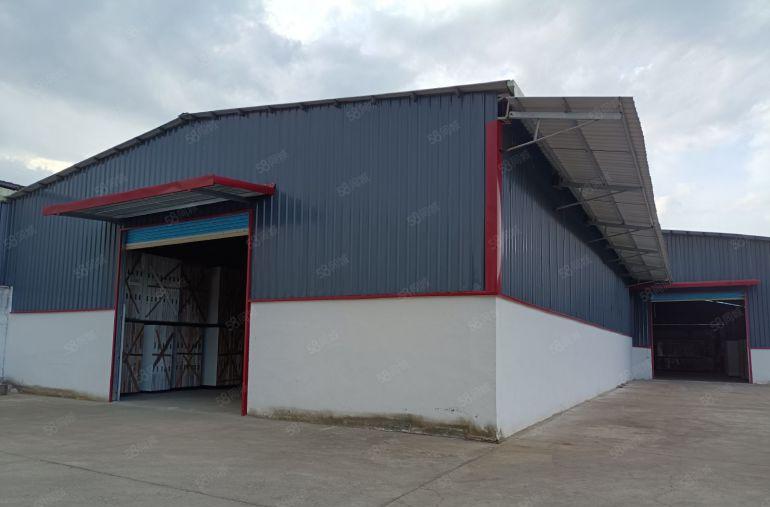 园洲镇独院单一层钢构空地大证件齐滴水9米国道边可办环评