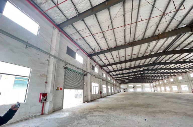 博罗福田镇新出一楼3000平钢构厂房特价出租格局方正好可分租