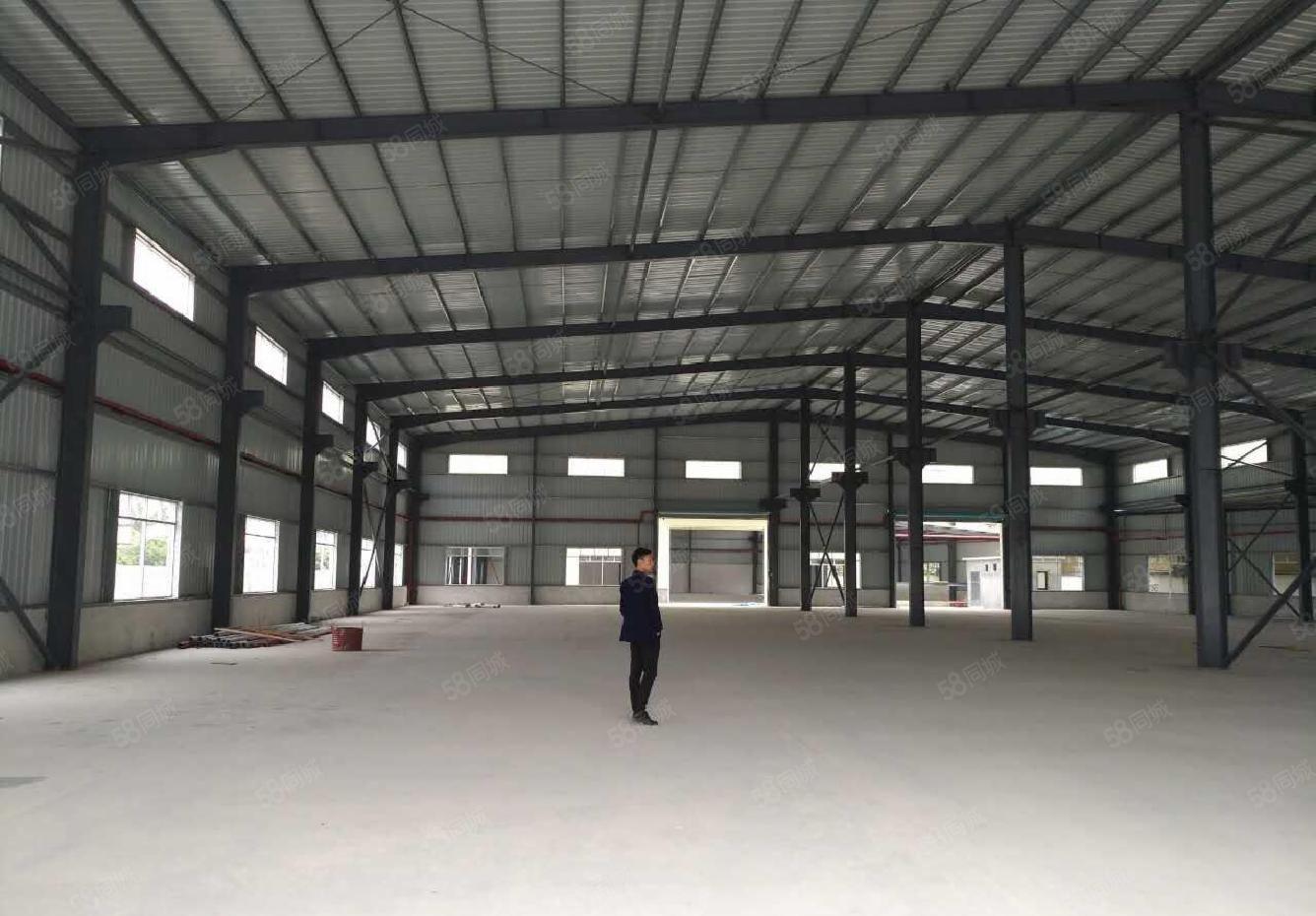 惠州博罗 四角楼独门独院钢结构厂房2600平米出租可分租