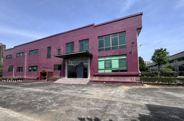 博罗园洲滴水八米8000平原房东独门独院单一层厂房出租带行车