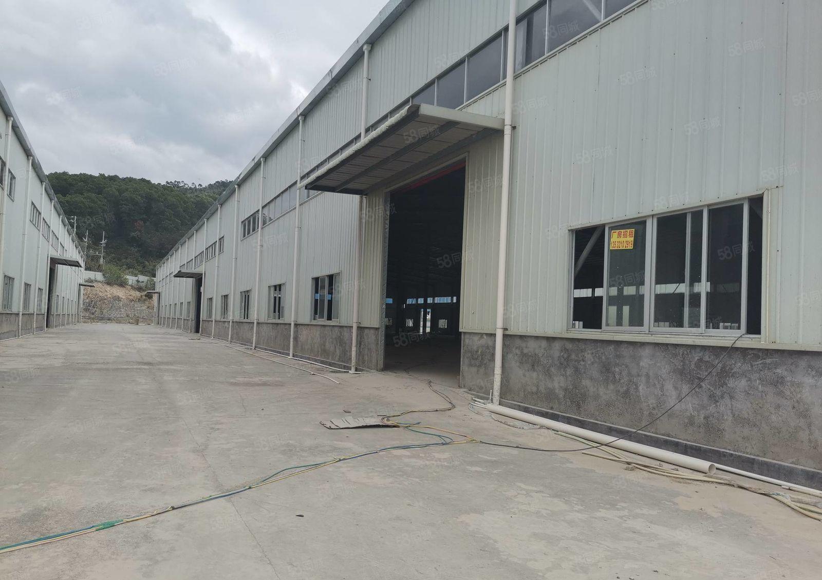 惠东10500平米原房东独院钢构厂房招租