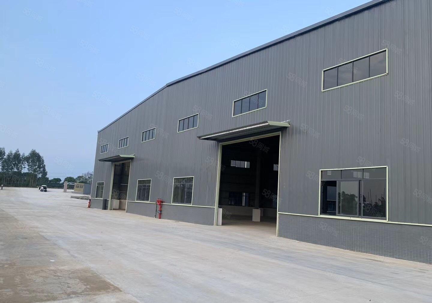 惠东稔山白云收费站全新钢构48600平方滴水10米