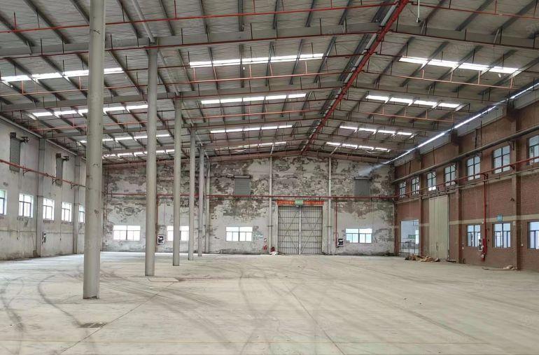 惠东大岭新出独院钢构厂房42500平，现成办公室 带卸货平台