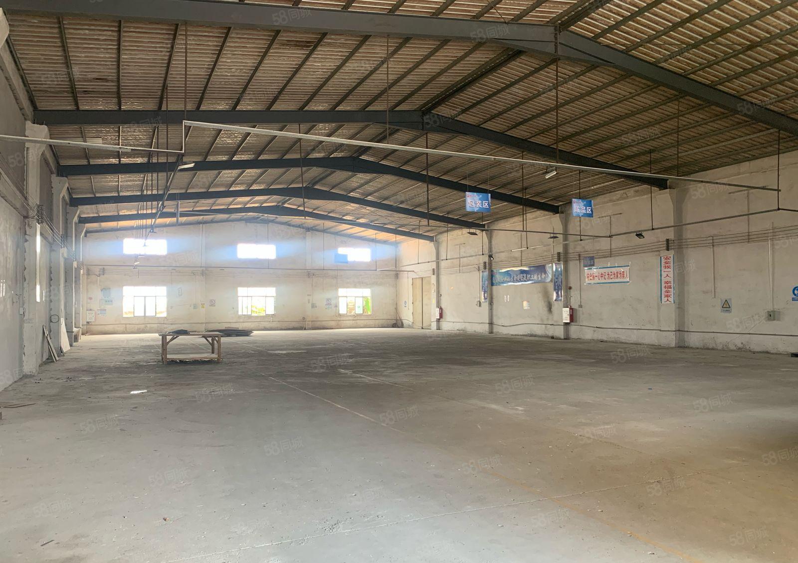 平山民营工业区一楼钢构厂房600平米(可以分租)价格低