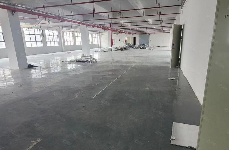 惠城新出楼上2000平实际面积低价出租厂房仓库八块带地坪漆！