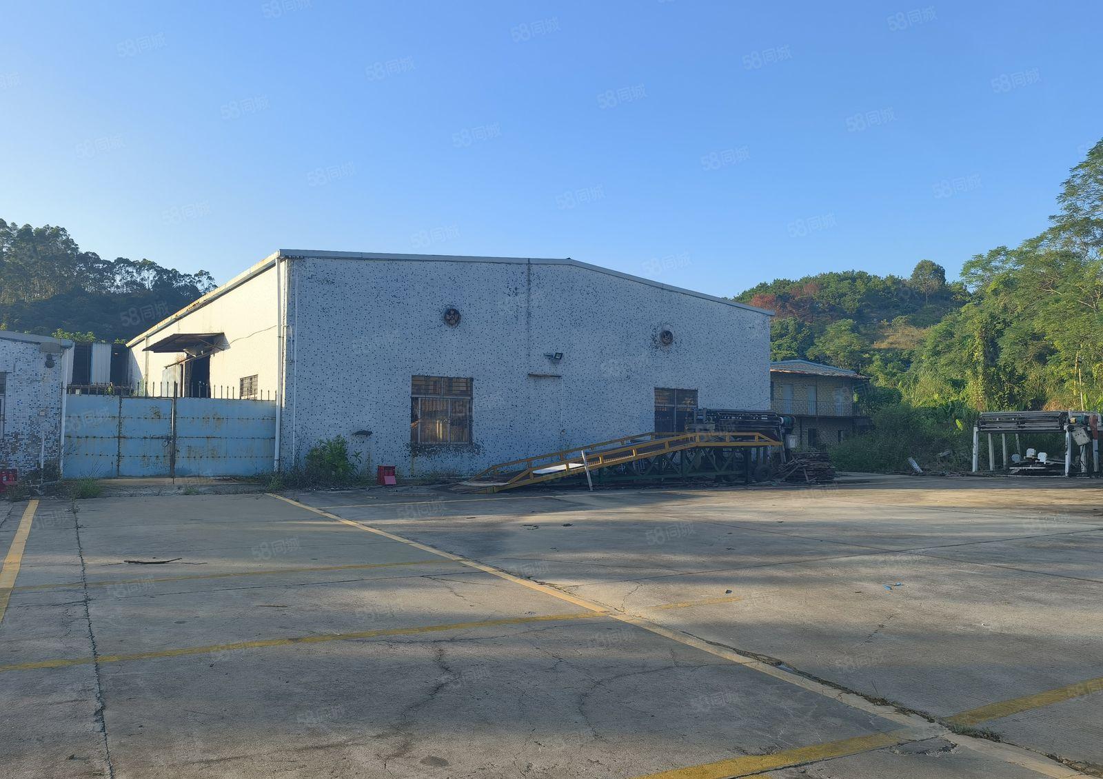 仲恺沥林1800平独院钢构厂房14元出租空地4000平免费用