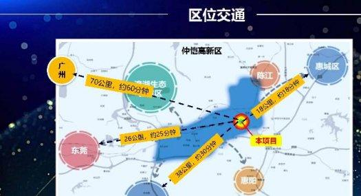 仲恺高新区陈江占地 110亩建筑22万平米标准化花园式高档产业园区首层6.1米出售
