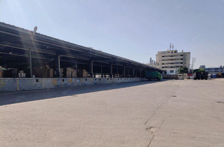 虎门镇带卸货平台物流仓库近高速路口空地超大可办公可分租