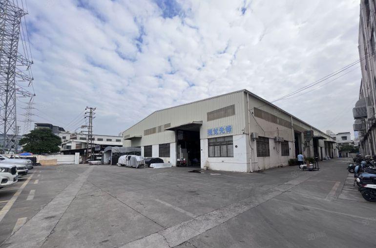 （现成10吨行车）长安沙头太安路新出一楼钢构400平厂房出租